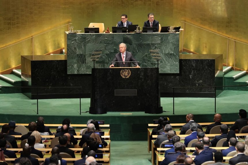 UN chief urges AI powers to open dialogue on technology’s future