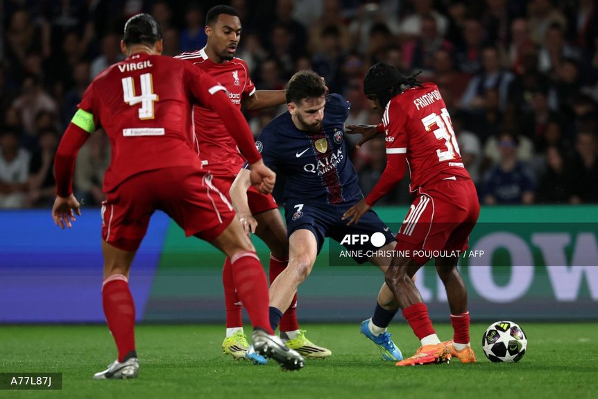 PSG Defeat Liverpool 2-0 in Champions League Quarter-Final First Leg