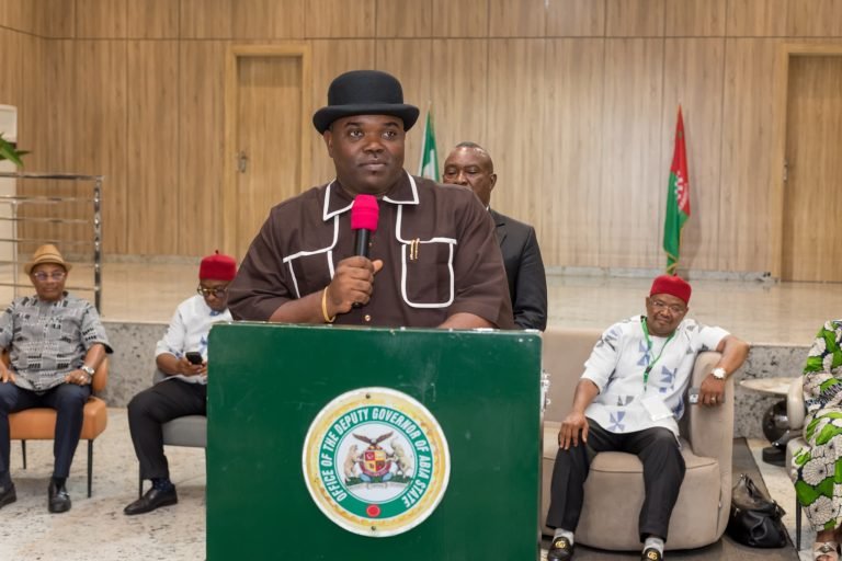 The Deputy Governor of Abia State, His Excellency, Engr. Ikechukwu Emetu Advocates Stronger Alliance for Healthcare Transformation at 115th CMDs/MDs’ Meeting of Federal Tertiary Hospitals in Umuahia